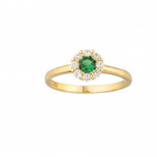 Δαχτυλίδι Σε Κίτρινο Χρυσό 14K Aloro (RI276 - ΖΧ1838)
